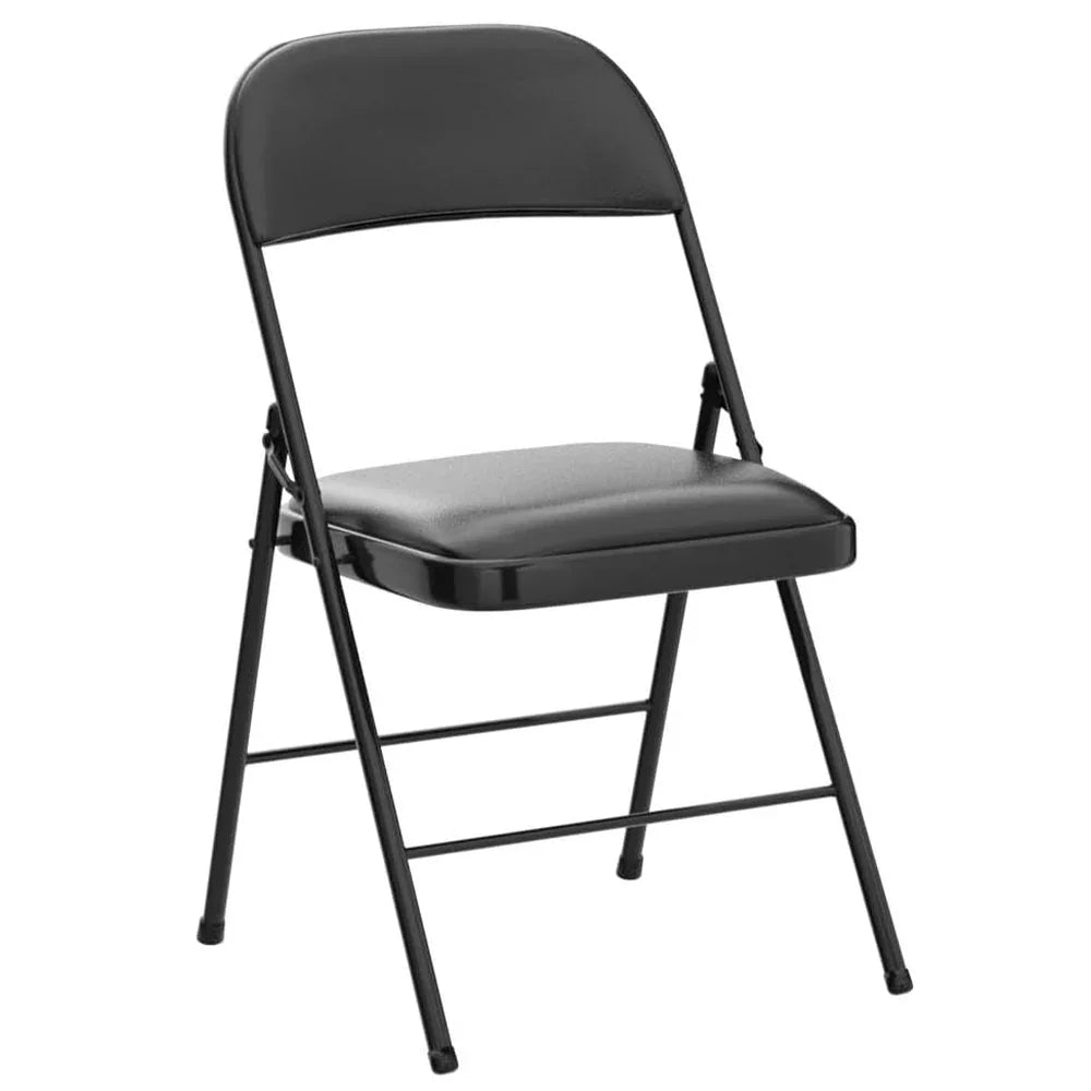 Padded Black Folding Chairs
