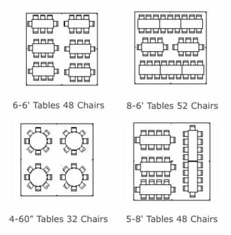 20 x 20 Frame Tent (Seats 40)