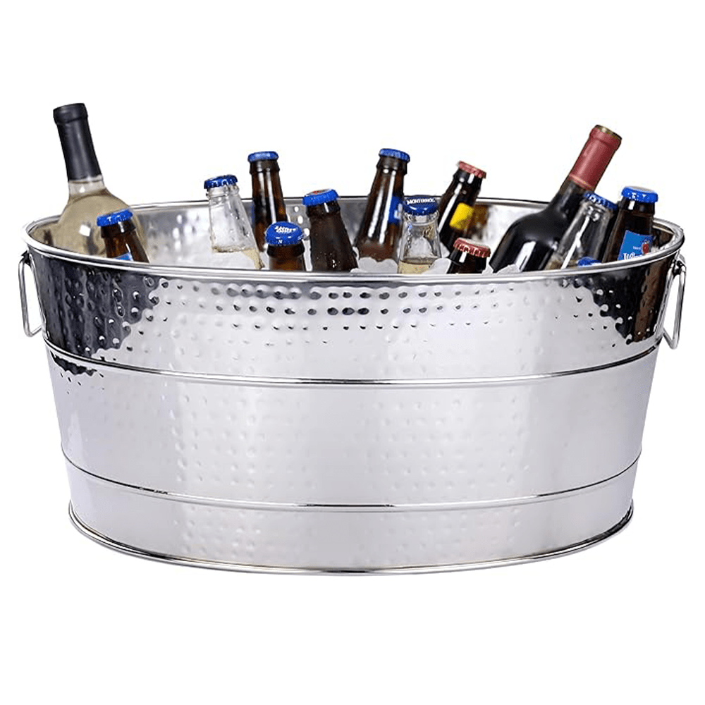 Large Stainless Steel Beverage Tub
