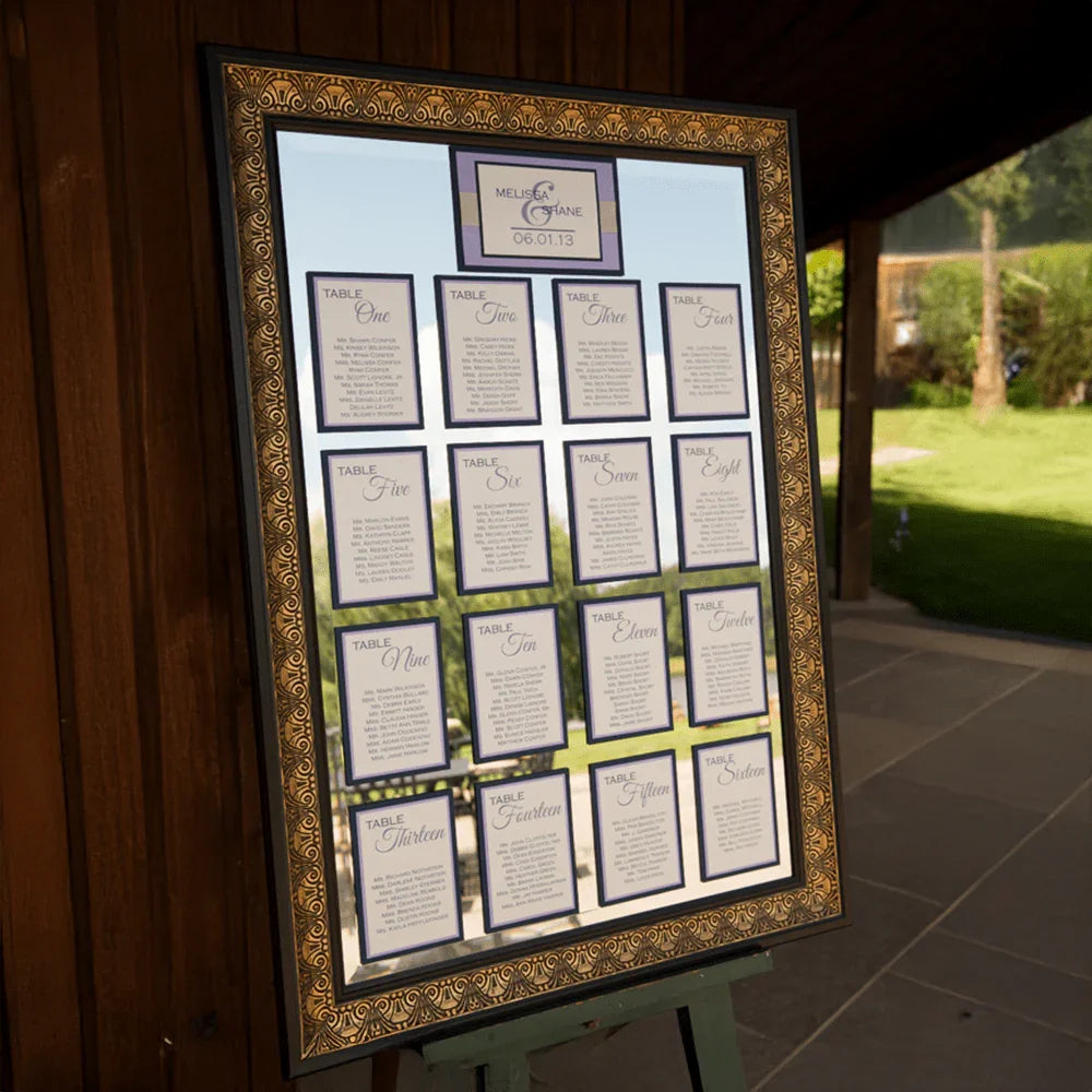 Seating Chart Mirror