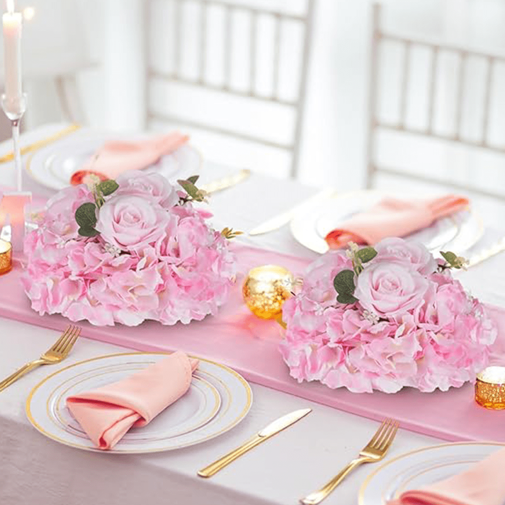 Blush Pink Rose Flower Ball Centerpiece
