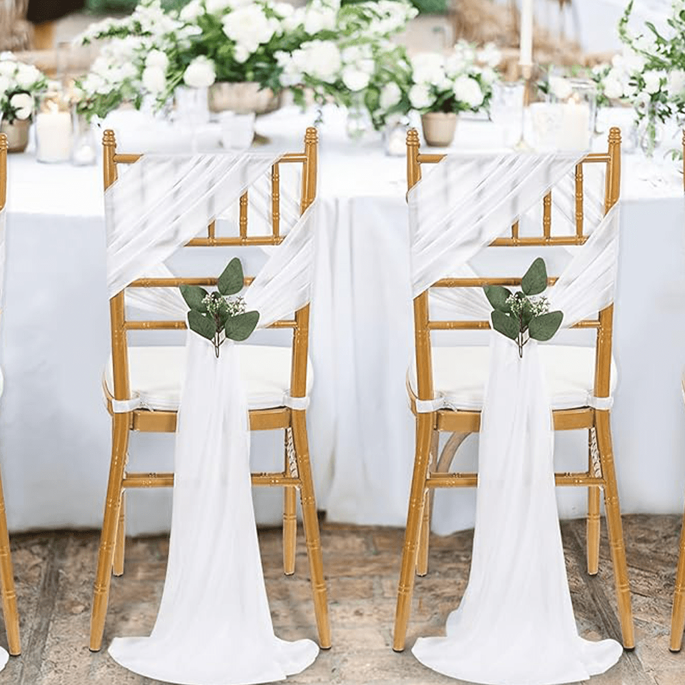 White Chair Sash
