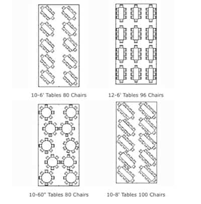 20 x 40 Frame Tent (Seats 80)