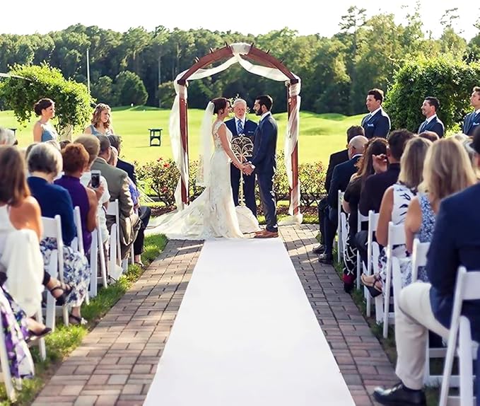 White Aisle Floor Runner