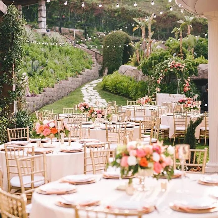 Golden Chivari Chair